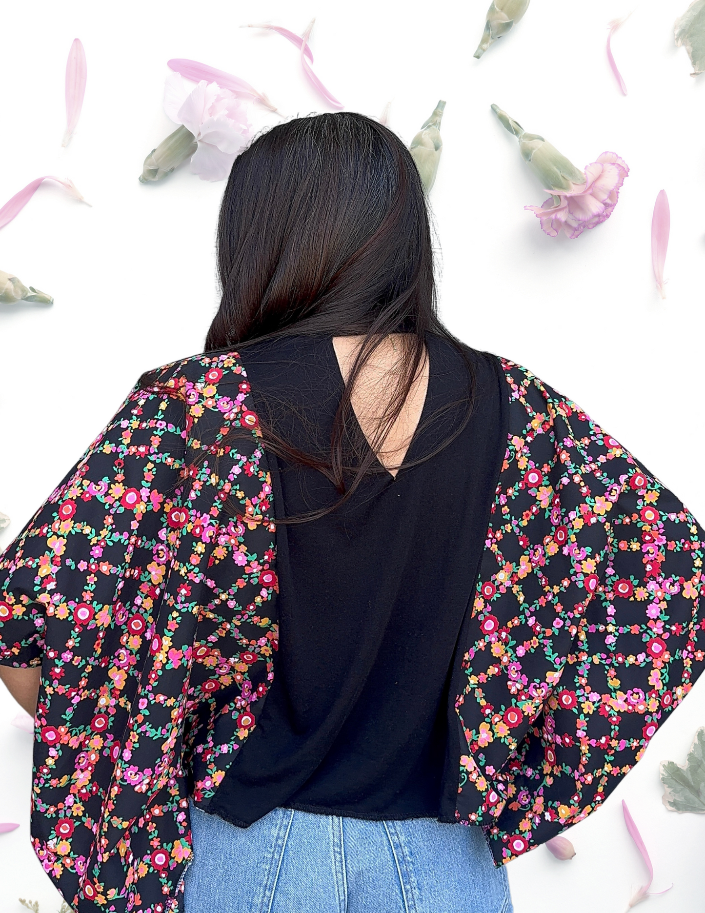 Imperfect Perfection 432 "Believer" one of a kind Kimono tee