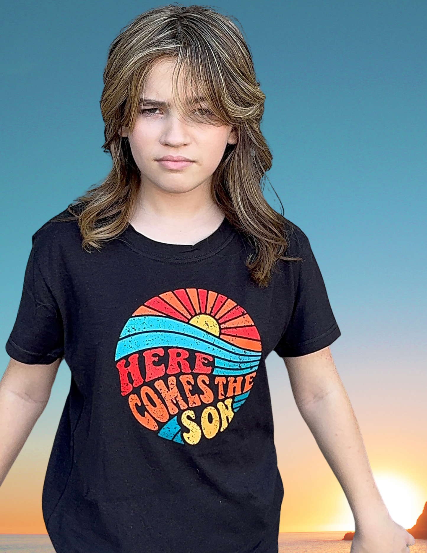 "Here Comes the SON" short sleeved tee