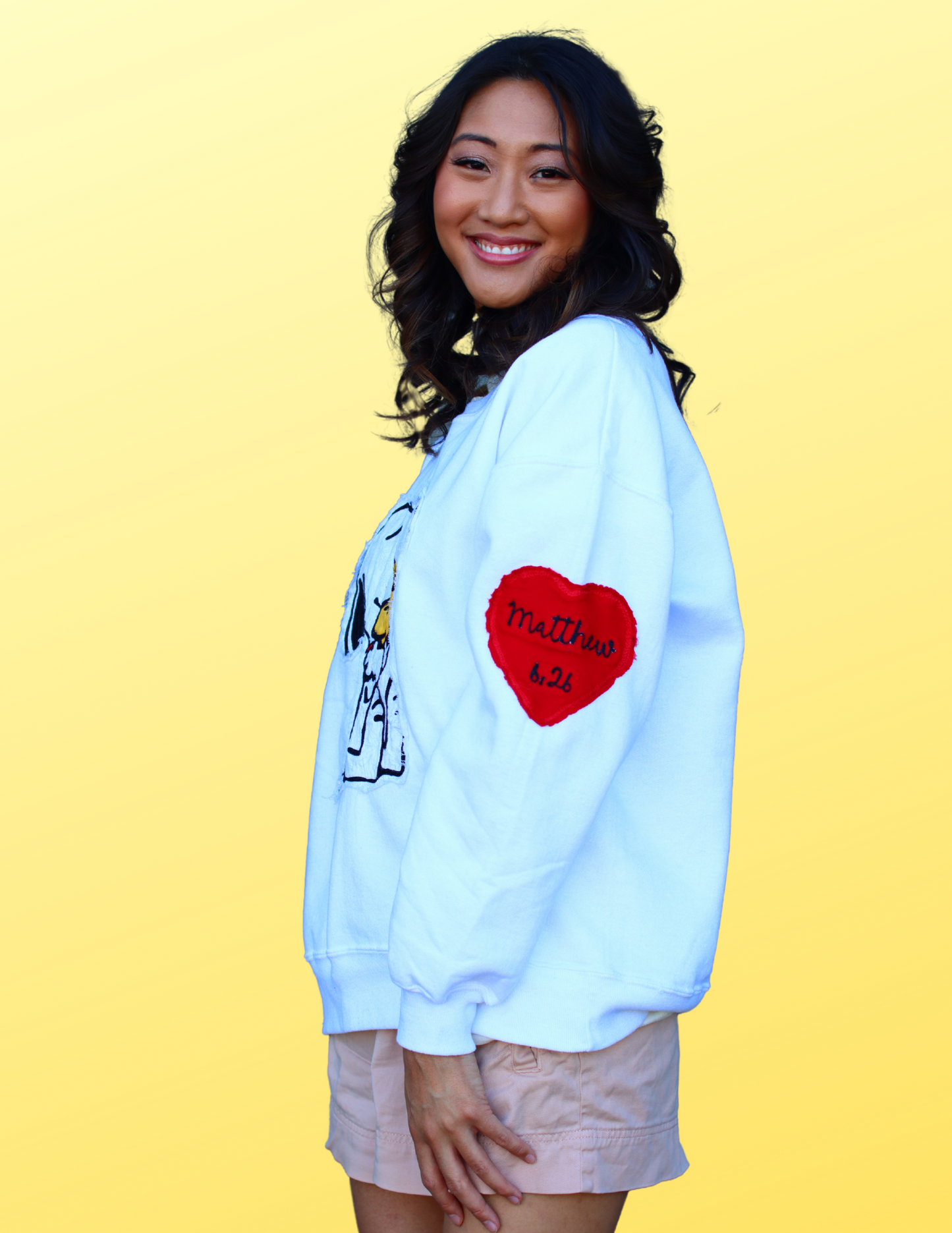 "Look at the Birds" one of a kind crewneck sweatshirt