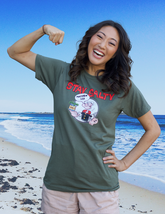 "Stay Salty" Short Sleeved Tee