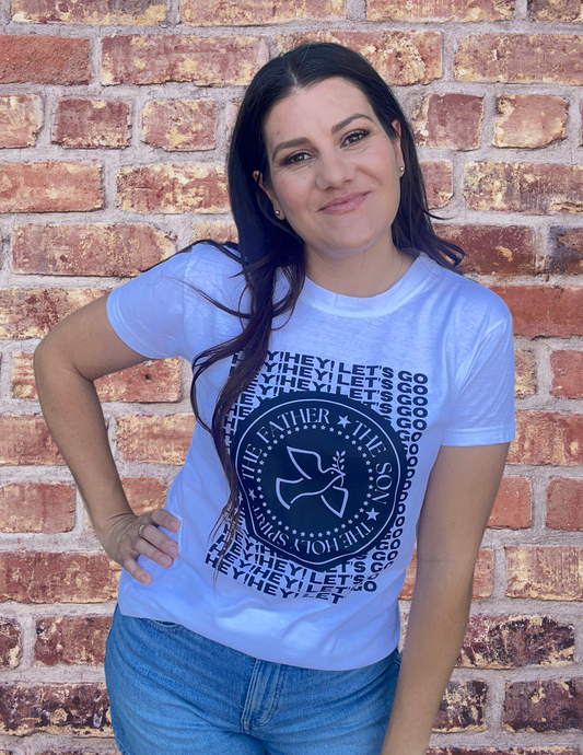"Hey Hey" short sleeved tee